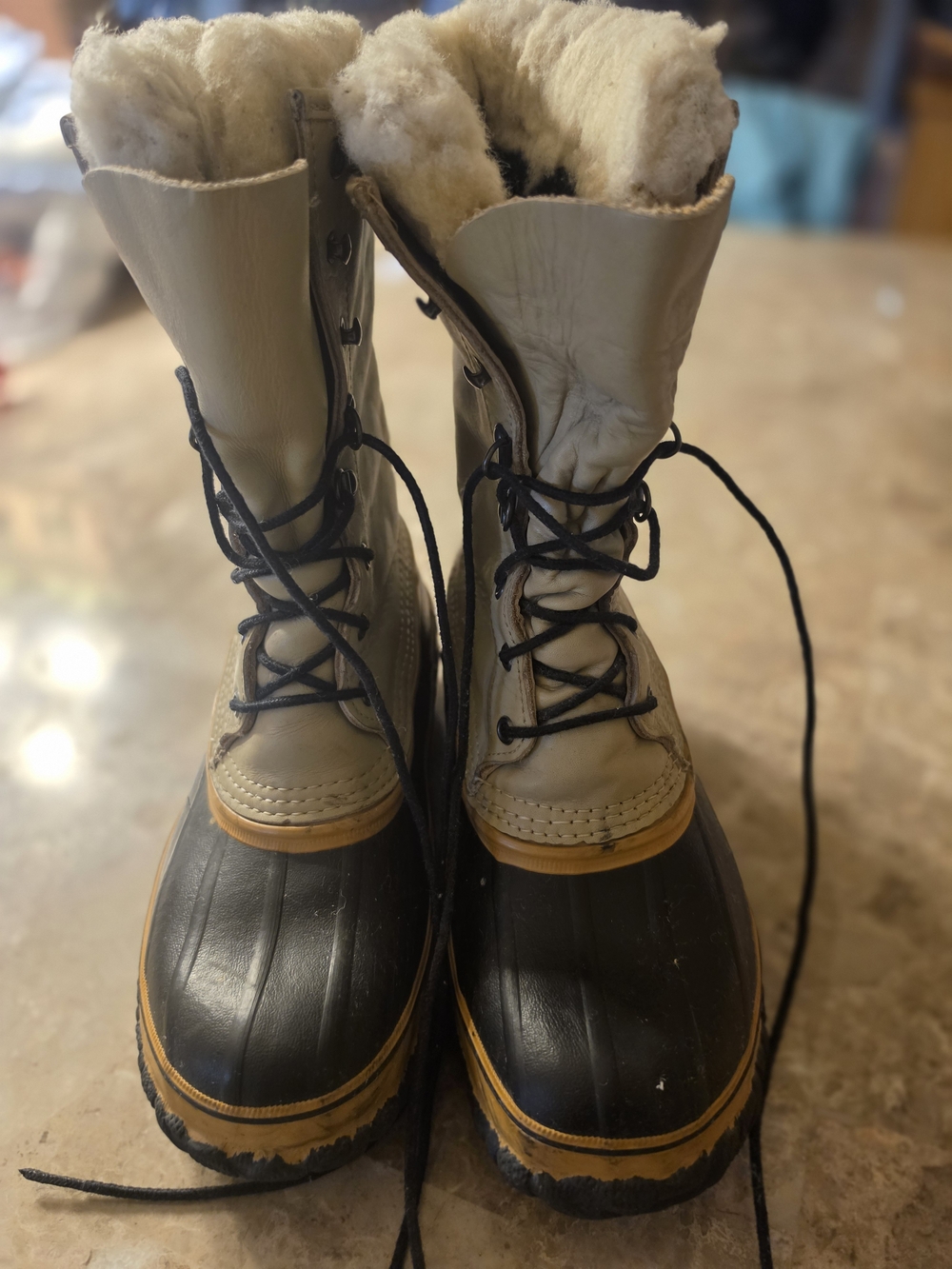 LaCrosse Tan and Black Waterproof Insulated Snow Boots